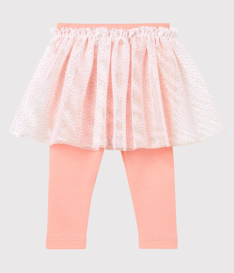 Gonna legging bambina rosa/rosa