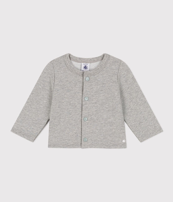 Cardigan in tessuto felpato per bebè grigio CHATON CHINE