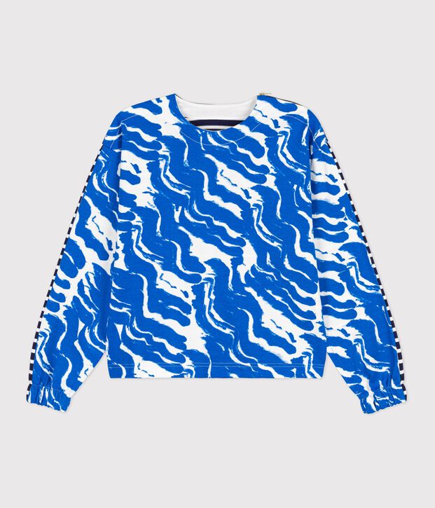 Marinara riedizione Hy&egrave;res donna bianco/blu