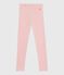 Leggings in cotone tinta unita bambina rosa JOLI
