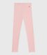 Leggings in cotone tinta unita bambina