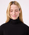 T-shirt Iconica a lupetto in cotone donna nero BLACK