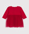 Abito in cotone e tulle neonato COULIS