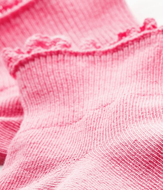 Calzini in pizzo bebè femmina rosa PETAL