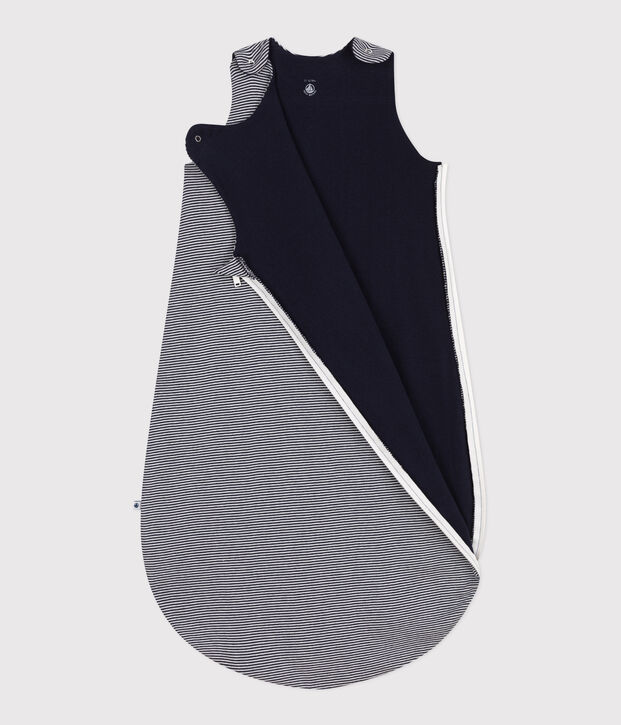 Sacco nanna per neonati in cotone a righe TOG 0.5 blu/bianco