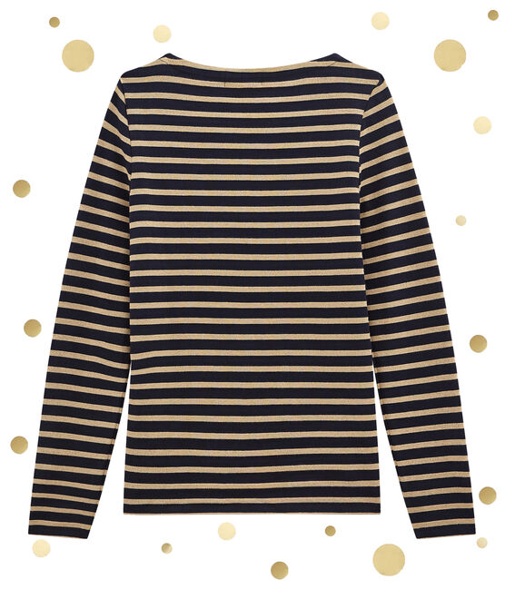 marinière iconica donna blu SMOKING/marrone BRINDILLE BRILLANT