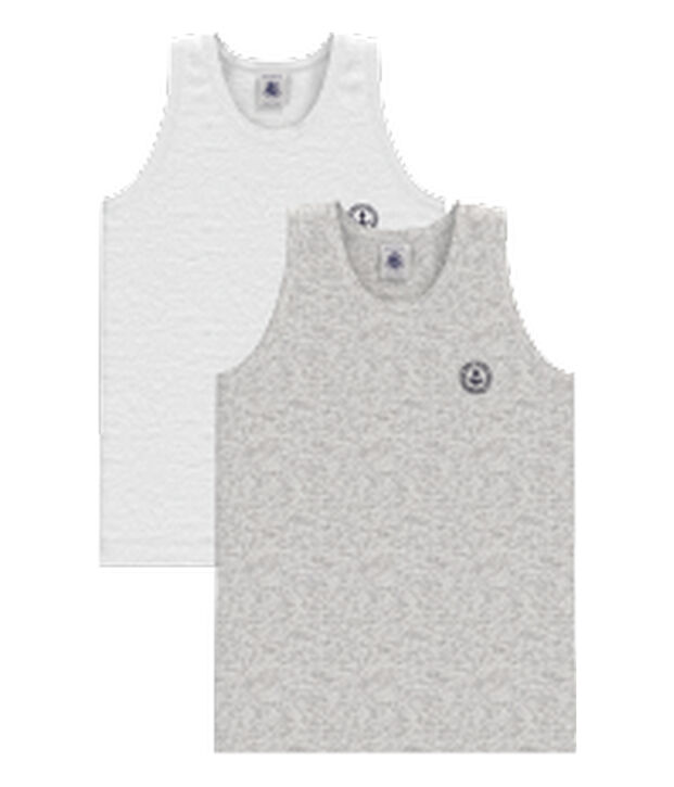 Lot de 2 d&eacute;bardeurs en coton multicolore
