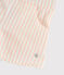 Shorts in jersey bambina rosa MINOIS/bianco MARSHMALLOW