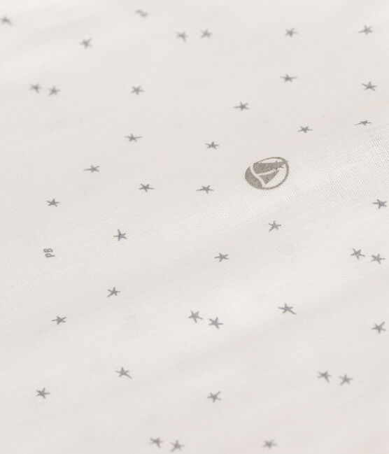 Sacco nanna neonato in cotone con stampa TOG 1 bianco MARSHMALLOW/bianco MISTIGRI