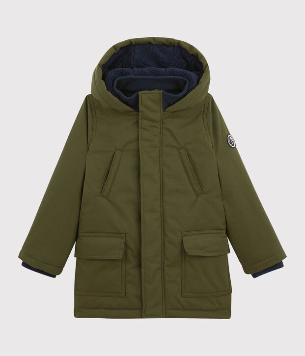 Parka bambino verde
