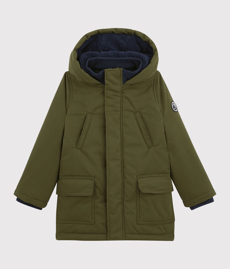 Parka bambino verde MILITARY