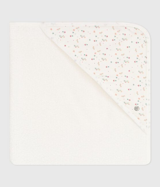 Asciugamano quadrato da bagno in cotone neonato bianco MARSHMALLOW/bianco MULTICO