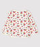 Cardigan bebè femmina in tubique bianco MARSHMALLOW/bianco MULTICO
