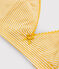 Reggiseno a triangolo donna giallo BOUDOR/bianco MARSHMALLOW