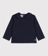 Blusa a maniche lunghe in cotone per neonati