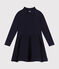 Abiti maniche lunghe tinta unita bambina blu SMOKING