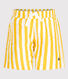 Shorts da mare stampato a righe bambino