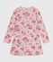 Camicia da notte in cotone con stampa a fiori bambina rosa JOLI/bianco MULTICO