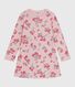 Camicia da notte in cotone con stampa a fiori bambina