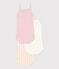 Set di 3 body con spalline a fiori bebè in cotone variante 1
