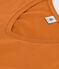 T-shirt La Regular scollo a V in cotone Donna marrone ECUREUIL