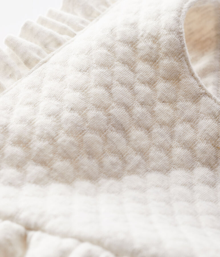 Salopette lunga beb&egrave; femmina beige