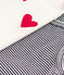Confezione da 2 canottiere con spalline in cotone donna motivo cuore variante 1