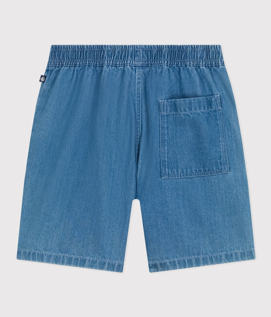 Short in denim leggero bambino blu DENIM CLAIR