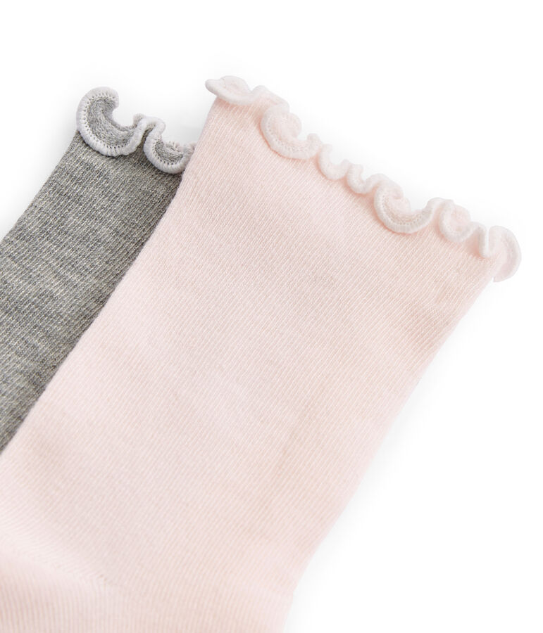 Confezione da 2 paia di calzini bambina multicolore