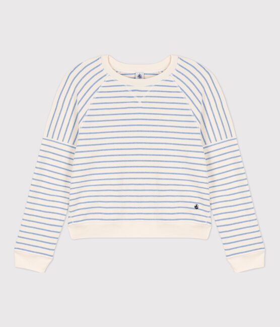 Felpa di cotone da Donna bianco AVALANCHE/ SKY CHINE