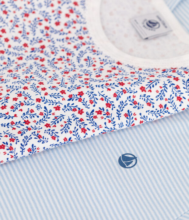 Set di due pigiami corti in cotone bambino multicolore