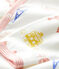 Tutina pigiama bebè fantasia Parigi in cotone bianco MARSHMALLOW/bianco MULTICO