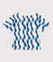 T-shirt a maniche corte in cotone bambina bianco AVALANCHE/ MULTICO