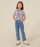 T-shirt a maniche corte in jersey bambino bianco MARSHMALLOW/blu MEDIEVAL
