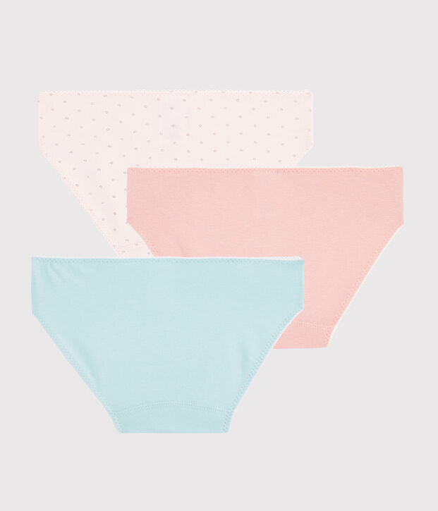 Confezione da 3 slip glitterati bambina multicolore