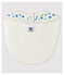 Bavaglino bebè in cotone biologico bianco MARSHMALLOW/blu COOL