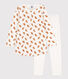Camicia da notte e leggings in ciniglia e cotone per bimbe