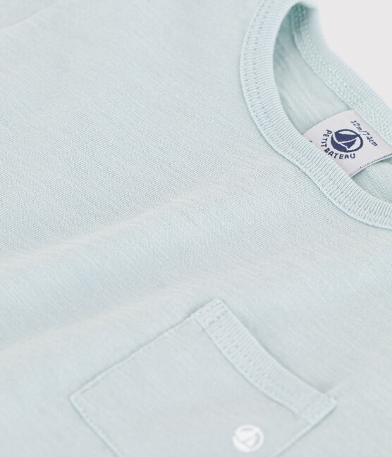 T-shirt a maniche corte bebè in jersey fiammato verde BULLE