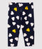 Pantalone trapuntato bebè. blu SMOKING/bianco MULTICO
