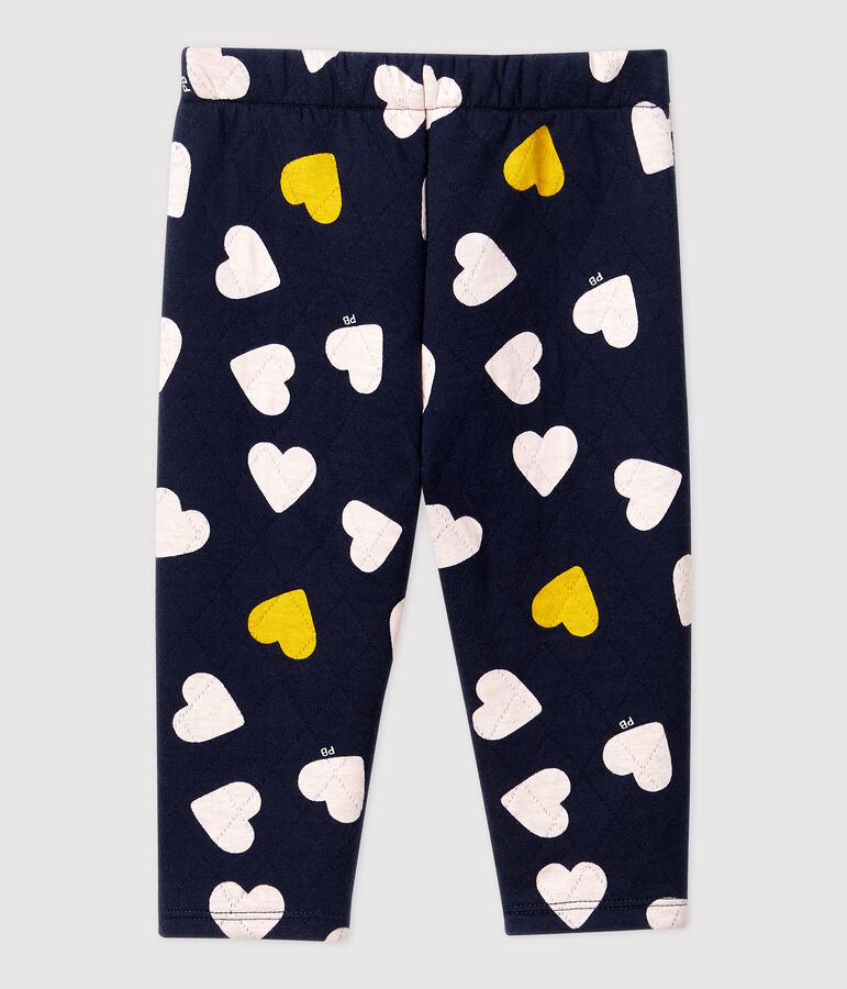 Pantalone trapuntato beb&egrave;. blu/multicolore