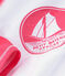 T-shirt anti-UV UPF 50+ bimbo/bimba bianco MARSHMALLOW/rosa CUPCAKE