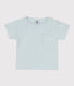 T-shirt a maniche corte bebè in jersey fiammato