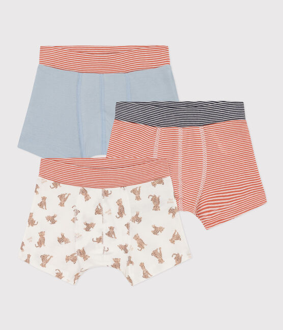 Confezione da 3 boxer leopardi in cotone bambino variante 1