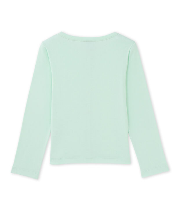 Cardigan bambina verde Amandelium