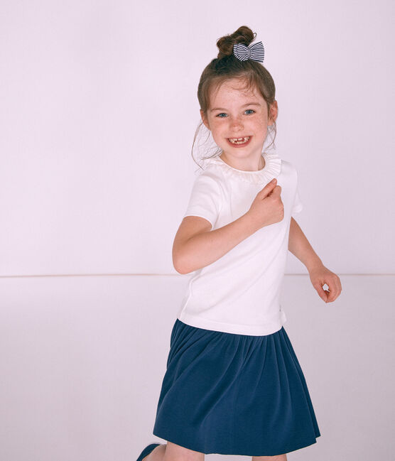 T-shirt a maniche corte bambina bianco MARSHMALLOW