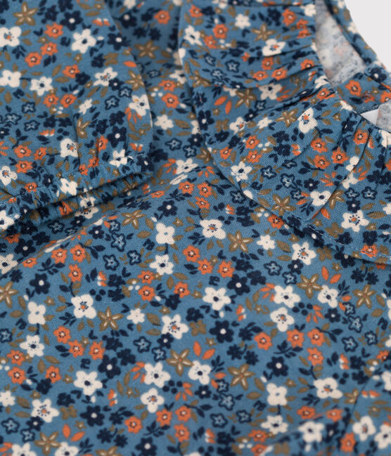 Blusa a manica lunga bebè in garza di cotone stampato ROVER/ MULTICO