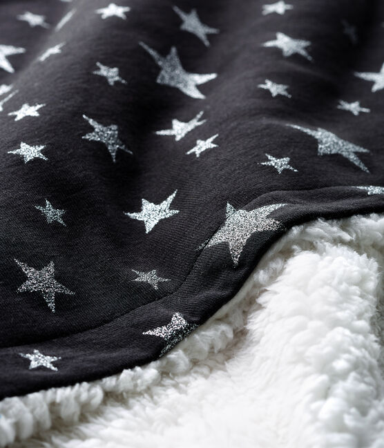 Coperta bebè a costine e sherpa grigio CAPECOD/grigio ARGENT
