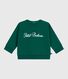 Felpa in cotone con ricamo Petit Bateau neonato