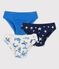 Confezione da 3 slip animali bambino in cotone variante 1