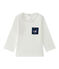 T-shirt bebé bambino tinta unita bianco MARSHMALLOW